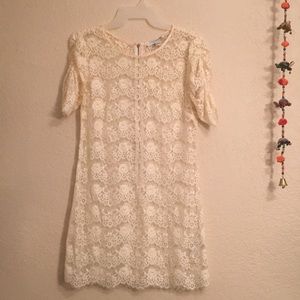 Ivory lace dress